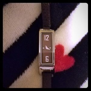 DKNY Watch w/leather band